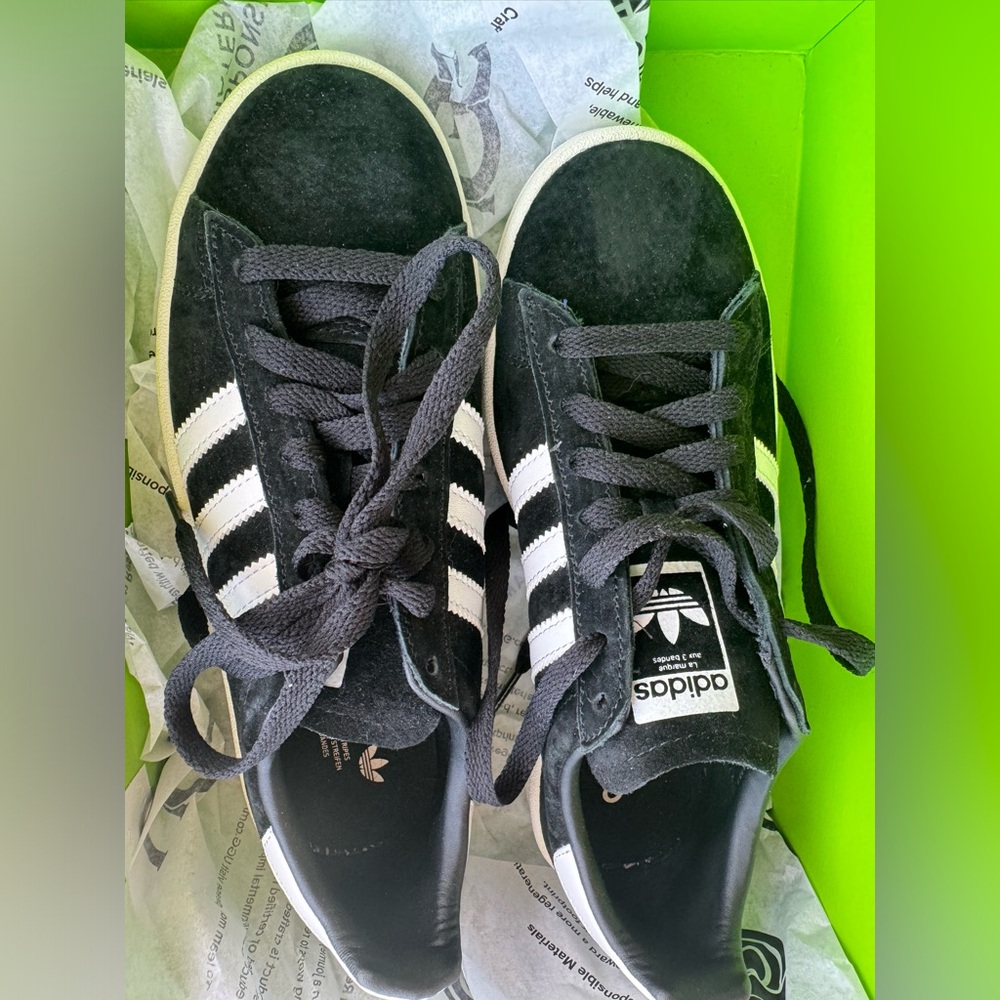 Black Adidas Campus Sneaker Shoes